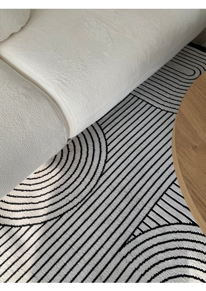 Salyangoz Desenli Kaymaz Dokuma Tabanlı Kilim