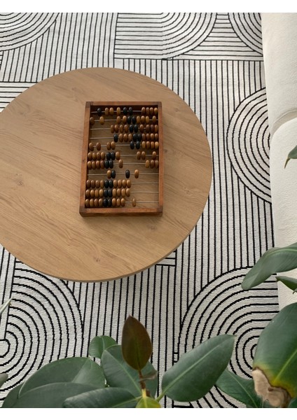 Salyangoz Desenli Kaymaz Dokuma Tabanlı Kilim