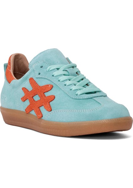 Rch088-M-Vade Kadın Deri Klasik Sneaker Turkuaz fiyatları