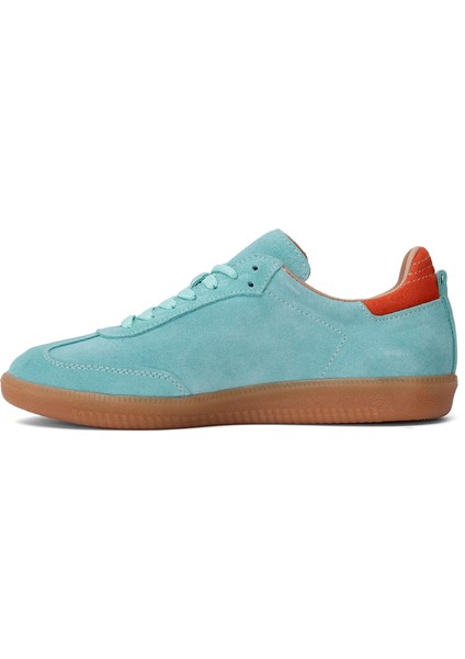 Rch088-M-Vade Kadın Deri Klasik Sneaker Turkuaz modelleri
