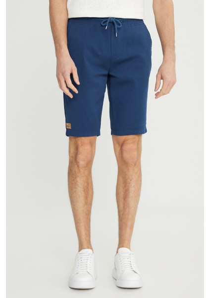 Slim Fit Dar Kesim Pamuklu Yan Cepli Şort