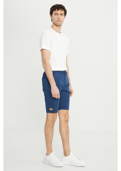 Slim Fit Dar Kesim Pamuklu Yan Cepli Şort modelleri