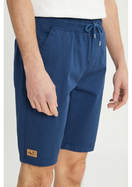 Slim Fit Dar Kesim Pamuklu Yan Cepli Şort fırsatları