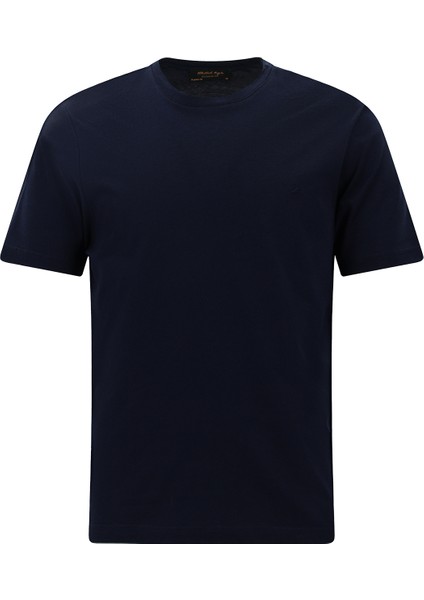Bisiklet Yaka Regular Fit Pamuklu Tişört
