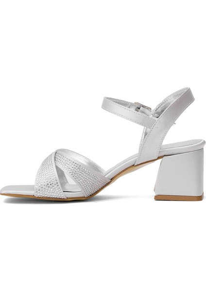 Brk2018s Kadın Tokalı Klasik Topuklu Ayakkabı Gri modelleri