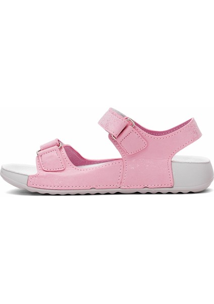 BN-1421 Patik Kız Çocuk Düz Sandalet Pembe