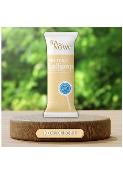 Karışık Kurutulmuş Kedi Ödülü Lolipop 1.4 gr - 3 Li Paket