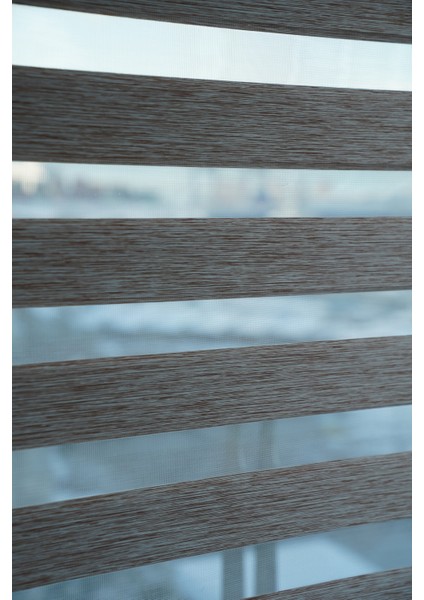 Zebra Perde Bambu Desen