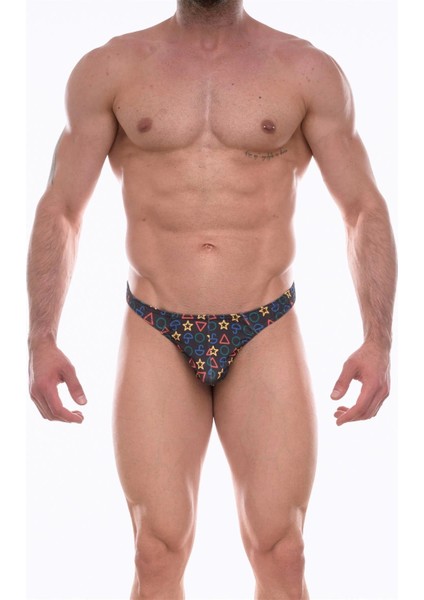 Miraxx Don Moris Erkek Desenli Tanga Çamaşır