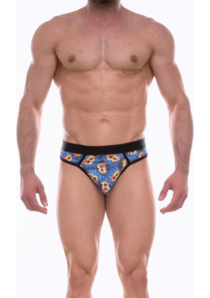 Miraxx Don Moris Erkek Desenli Tanga Çamaşır