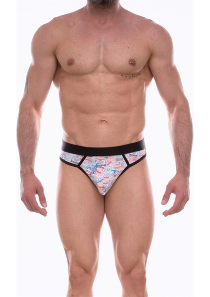 Miraxx Don Moris Erkek Desenli Tanga Çamaşır