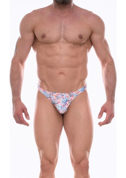 Miraxx Don Moris Erkek Desenli Tanga Çamaşır