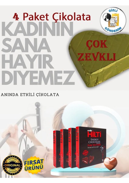 Hilti Energy Performans Çikolata 4 Adet