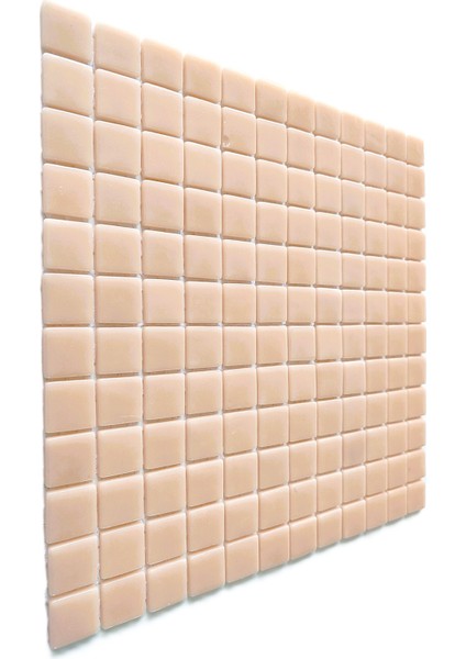 Mutfak Tezgah Arası, Havuz, Banyo, Sauna, Spa, Iç ve Dekorasyonda Tüm Yüzeyler Için, 25X25 mm A. Yavruağzı 31.5X31.5 cm. Cam Mozaik. ( 1 M2 Fiyatıdır ) modelleri