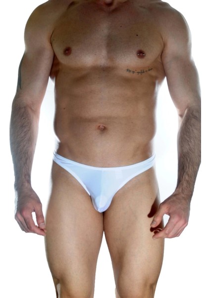 Miraxx Don Moris Erkek Arkası Metalli Beyaz Tanga fiyatları