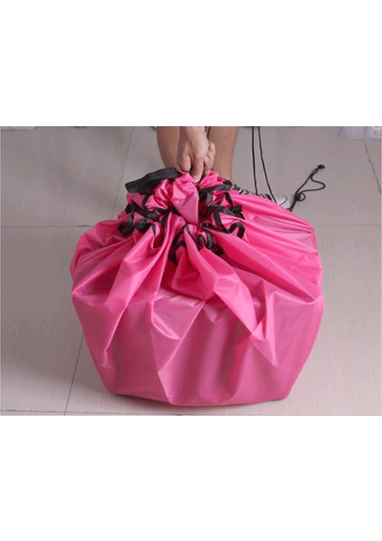 LISINYA174 Taşınabilir Büyük Oyuncak Hurcu - Pembe - 458522-1453