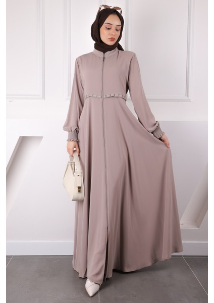 Vizon Kol Gipeli Nakışlı Ferace