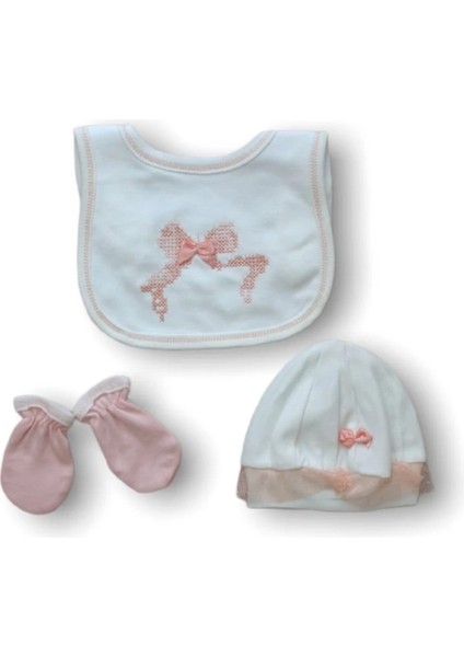 Miraylife Kanaviçe Nakışlı %100 Cotton Antibakteriyel 5li Zıbın Takımı Hastane Çıkışı modelleri