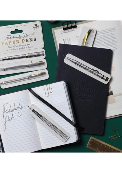 If Fabulously Flat Paper Pen Kalemli Kitap Ayracı indirimleri