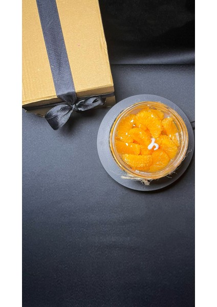 Mandalina Kokulu Kavanoz Mum fiyatları