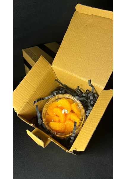 Mandalina Kokulu Kavanoz Mum indirimleri