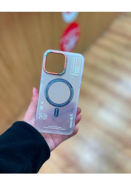 Iphone 14 Pro Uyumlu Magsafe Destekli Baskılı Desenli Telefon Kılıfı