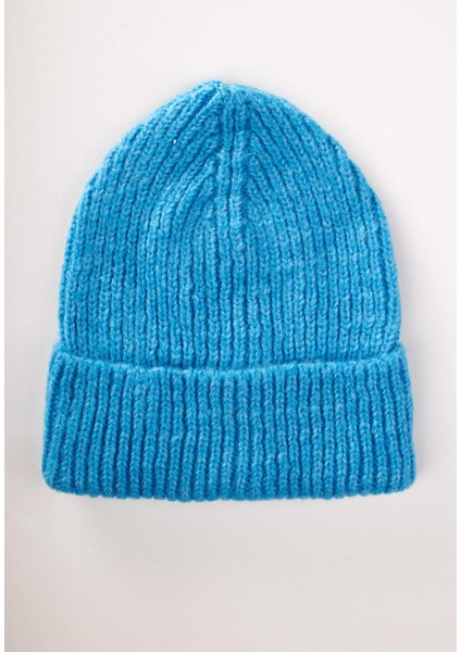 Örgülü Bere 3-8 Yaş Mavi