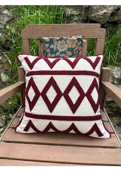 Punch Panç Işlemeli Kırlent Kılıfı 43 x 43 cm 1 Adet fiyatları
