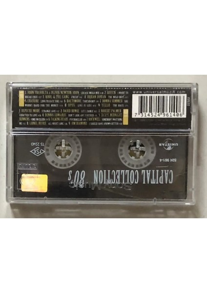 Capital Collection 80'ler Kaset (Orjinal Dönem Baskı Kaset)
