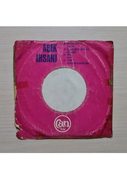 Aşık Ihsani - Deha - Istiyorum - Dönem Baskı Plak - 45LIK - Kırkbeşlik fiyatları