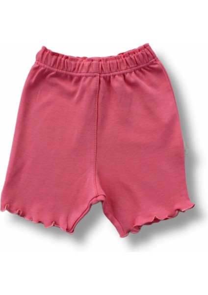 Miraylife 3-6 6-9 9-12 12-18 Ay Düğme Detaylı Bandanalı Kısa Kollu Sweat 3lü Kız Bebek Takımı modelleri