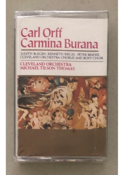 Carl Orff Carmina Burana Kaset (Orjinal Dönem Baskı Kaset)