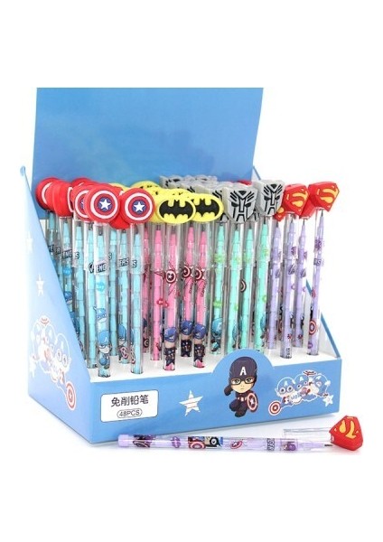 Karışık Kahraman Figürlü Yumurtlayan Kalem Model 3