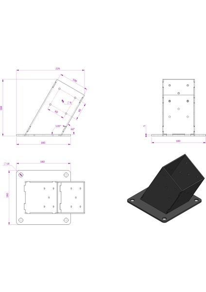 Pergule Pergola Kamelya Çardak Ahşap Prefabrik Ev Ayak 60 Derece Bağlantı 10X10CM Kalas modelleri