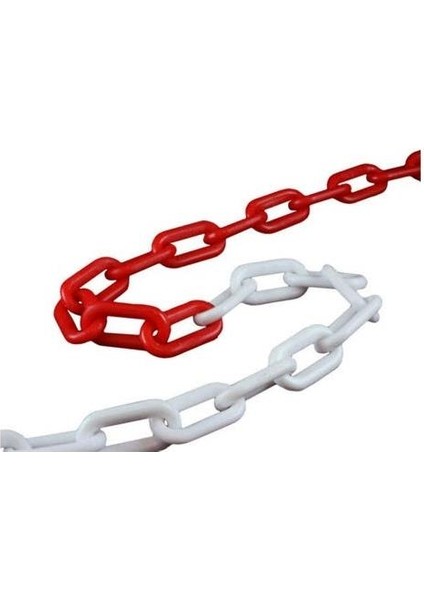 Plastik Zincir Kırmızı Beyaz ( 5 Metre) fiyatları