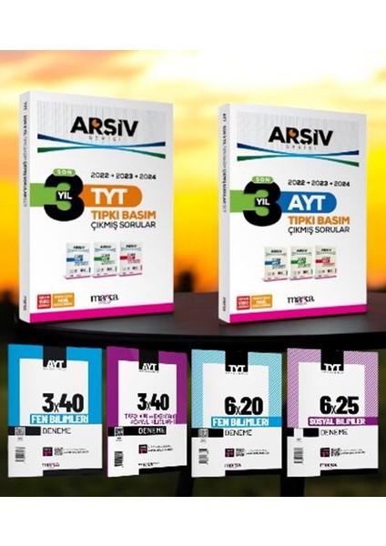 Tyt-Ayt Çıkmış Sorular ve 2025 Tyt 2025 Ayt Deneme Seti