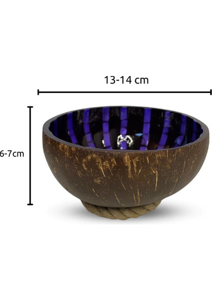 El Yapımı Hindistan Cevizi Kasesi Ve Kase Altlığı - Coconut Bowl - Bowl Kasesi - Çerezlik fırsatları