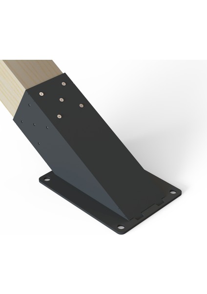 Pergule Pergola Kamelya Çardak Ahşap Prefabrik Ev Ayak 30 Derece Bağlantı 10X10CM Kalas