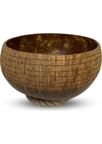 Jumbo Özel Tasarım Hindistan Cevizi Kase Ve Kase Altlığı - Coconut Bowl - Bowl Kasesi - Çerezlik