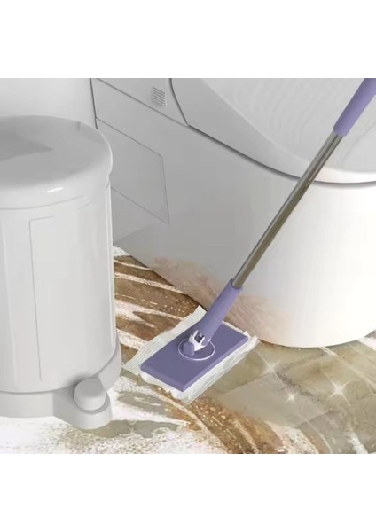 Küçük Boy Duvar Mutfak Dolabı Temizleme Mopu Wc Banyo Yüzey Temizleme Mikrofiber Mandallı Mop