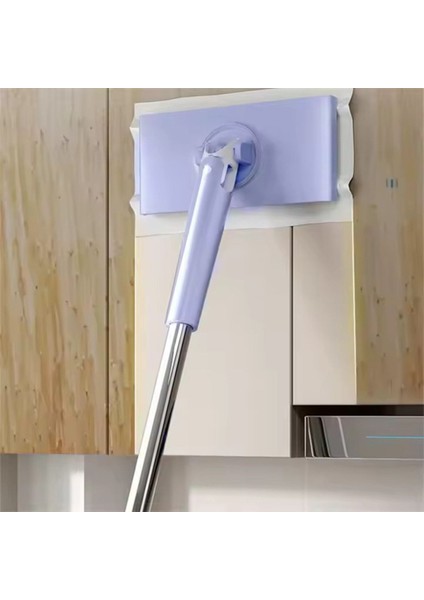 Küçük Boy Duvar Mutfak Dolabı Temizleme Mopu Wc Banyo Yüzey Temizleme Mikrofiber Mandallı Mop