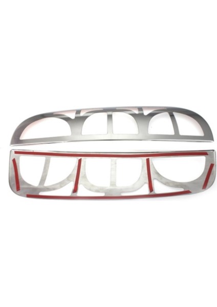Fiat Doblo Krom Stop Çerçevesi 2006-2010 arası 2 Parça