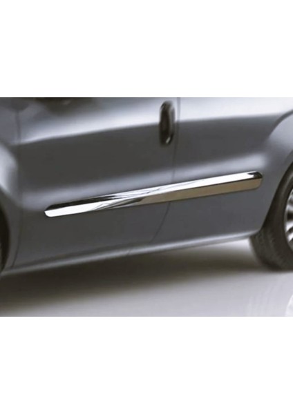 Fiat Doblo Krom Yan Kapı Çıtası 4 Kapı 2010 ve Üzeri P.çelik
