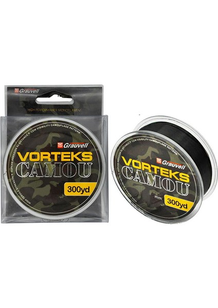 Grauvell Vorteks Camou 0.35MM 300YD Misina