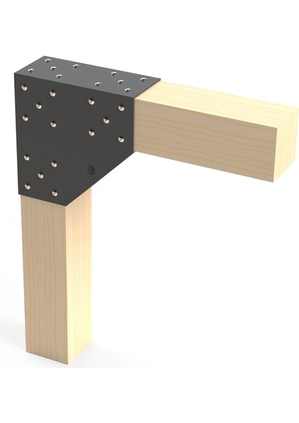 Pergule Pergola Kamelya Çardak Ahşap Prefabrik Ev Köşe Bağlantı 10X10CM Kalas Için