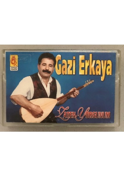Gazi Erkaya Zaten Yorgunum Kaset (Orjinal Dönem Baskı)