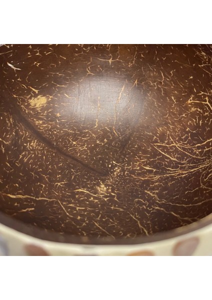 El Yapımı Hindistan Cevizi Kasesi Ve Kase Altlığı - Coconut Bowl- Bowl Kasesi - Çerezlik