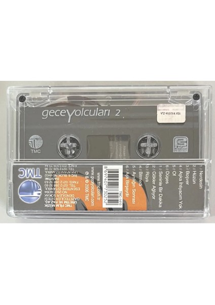 Gece Yolcuları 2 Kaset (Orjinal Dönem Baskı)