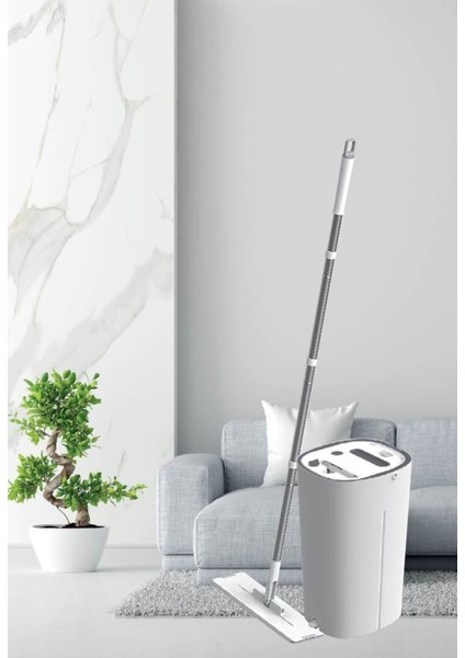 Vipset Akıllı Mop Set Temizsu 3lt + Kirli Su 5lt + 2lt Mop VP-494
