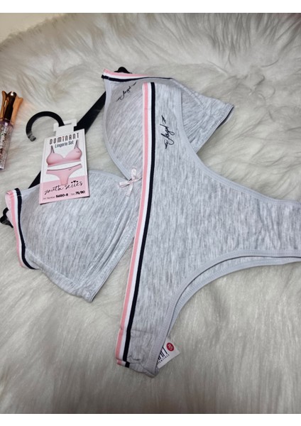 Çorapcım Moda Ikili Spor Sütyen Takımı Lastikli Brezil Külot fırsatları
